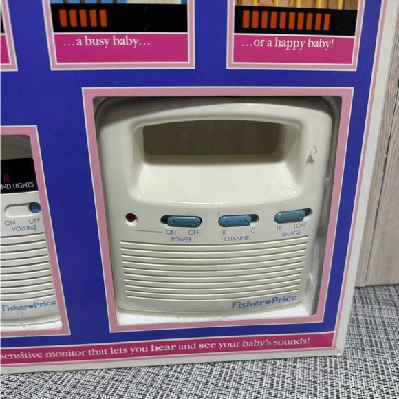 Vintage Fisher-Price Sound 'N Lights Baby Monitor 1993 WORKS GREAT! - Picture 3 of 11